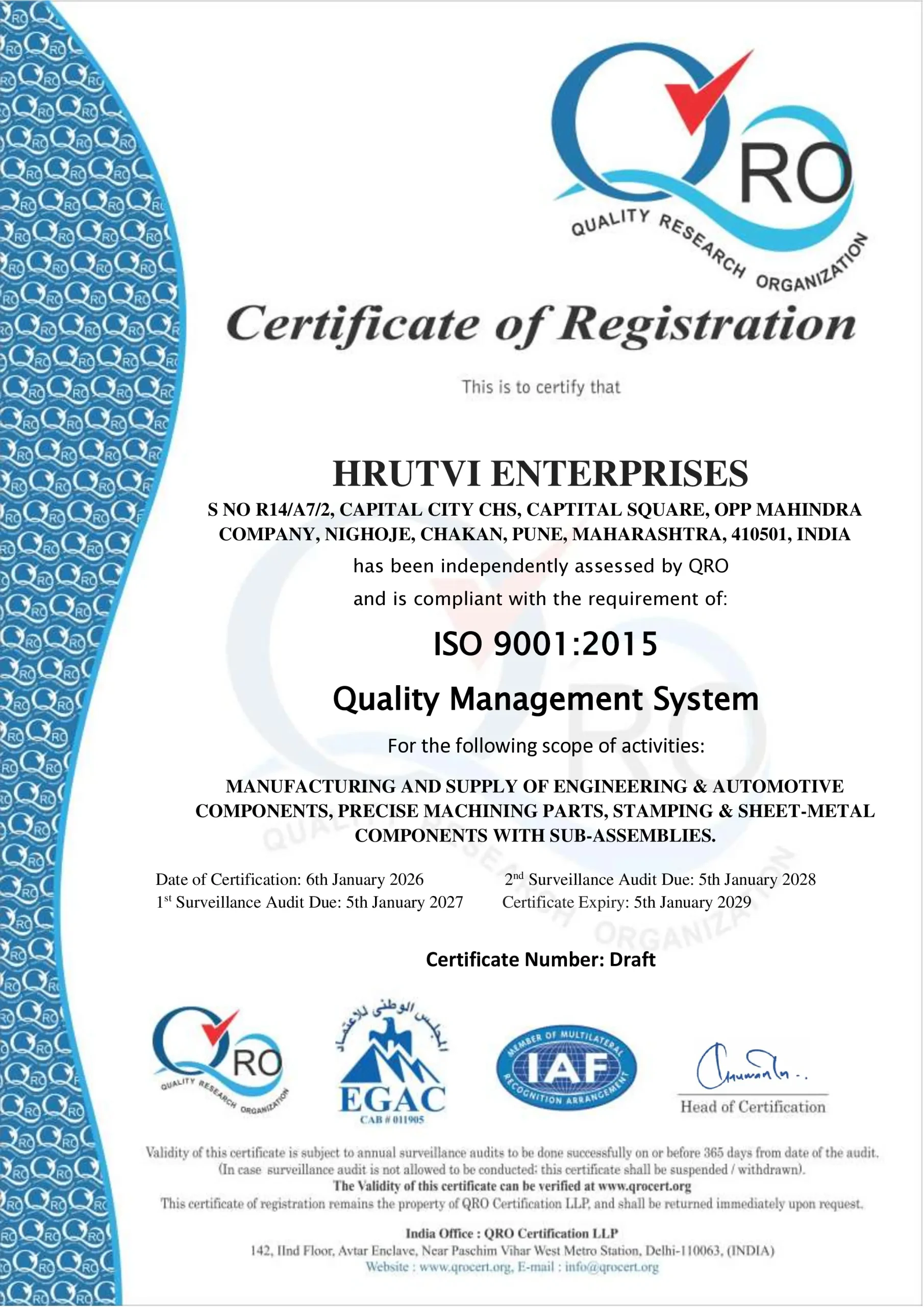 hrutvi enterprises iso-9001-2015 (1)